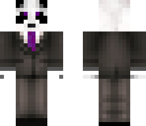 panda purple suit