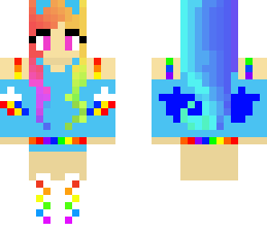 rainbow dash girl delux