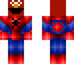 elmo spyderman by sanix