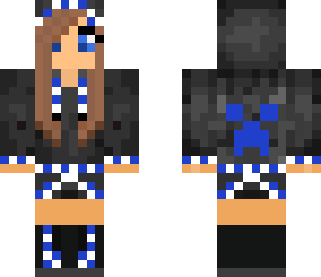 tweaked blue creeper girl