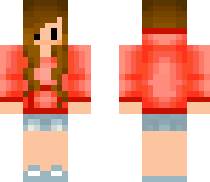 pink jacket girl