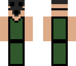 army person with gas mask