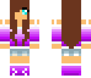 cute purple girl