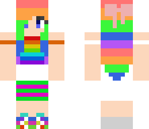 rainbow girl edit