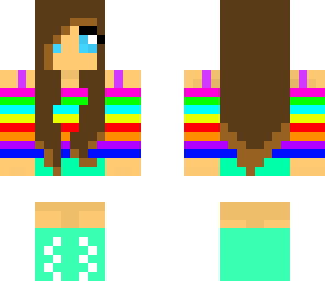 rainbow girl