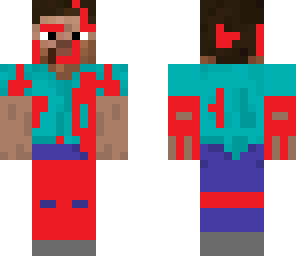 blood-covered steve