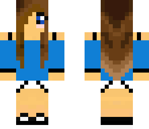 blue girl gamer