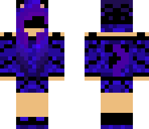 cat girl in purple with snake eyes finished