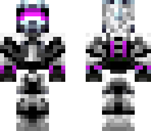 purple neon warrior