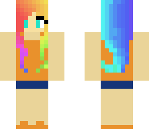 rainbow hair
