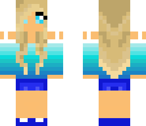 blue party girl
