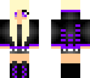 purple dj girl