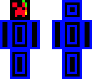 colorfull creeper with a wick