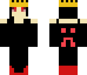 queen of darkness with creeper dress