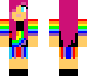 rainbow girl
