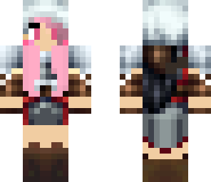 assasian pink hair girl