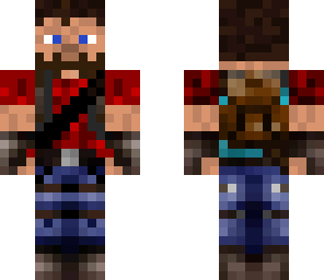 steve survivalist with survival mask