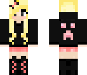 pink black and blonde 