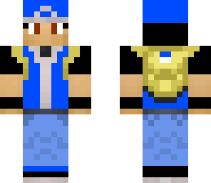 blue pokemon trainer