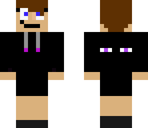 alexis cloud in enderman outfit