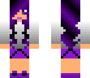 purple hair teen