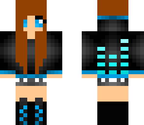 blue dj girl