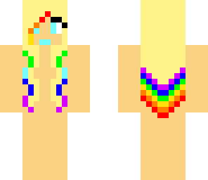 rainbow hair base
