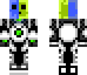 blue and yeller slime guy