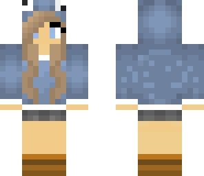 blonde cookie monster girl