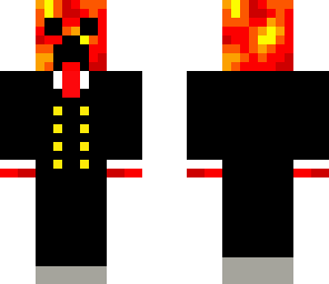 lava creeper in suit