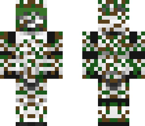 dragonarmy armored human trooper in wintercamo