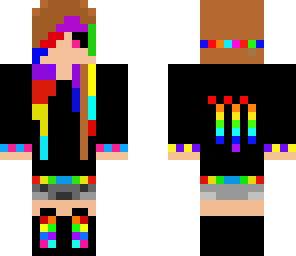 rainbow monster girl