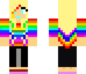 rainbow lady