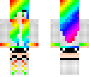 rainbow girl