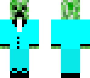 creeper teal tuxedo 