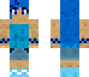 blue girl