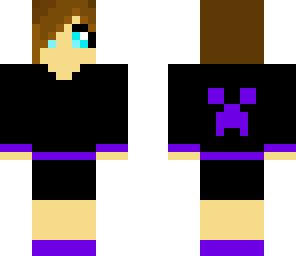 purple creeper hoodie