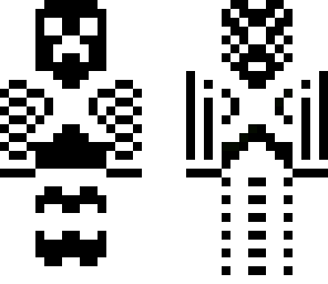 black 'n' white creeper
