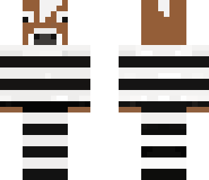 cow striped with black and white