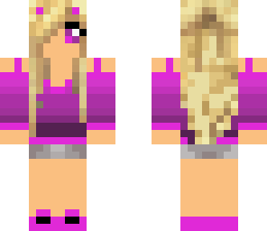 purpley cat girl