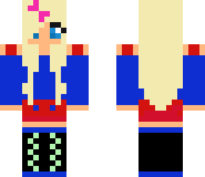 blue girl