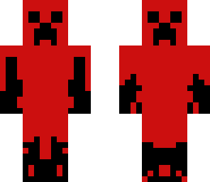 multiface red black creeper