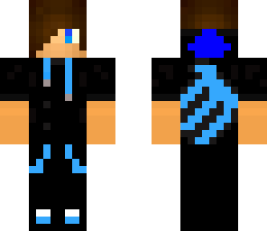 super cool blue kid