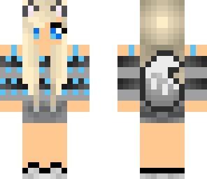 blue-eyed wolf girl