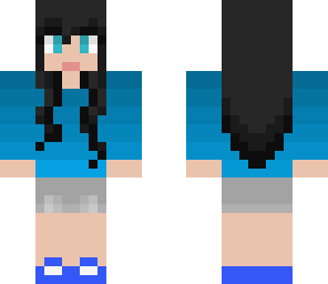 mineomaster d black haired girl