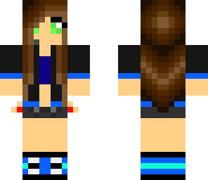 mineomaster d brown haired gamer girl