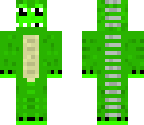 slime in a dinosaur suit