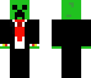 creeper in a tux