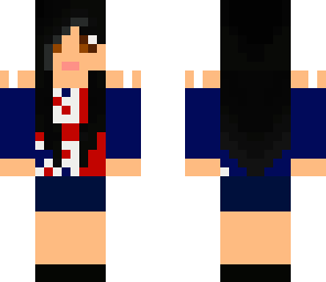 british flag girl