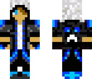 blue hoodie